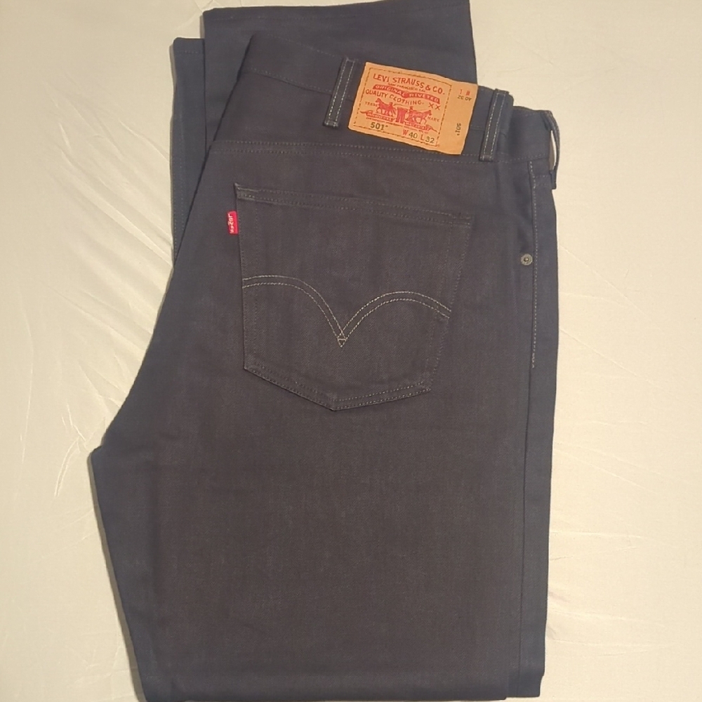 Levi's Gray Straight Jeans Classic Style